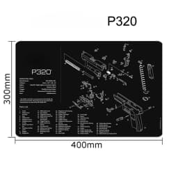 AR15 AK47 Gun Cleaning Rubber Mat Mouse Pad for Pistol GEN5 Glock 17 19 1911 Beretta 92 P320 CZ 75 CZ SHADOW 2 HK USP accesories