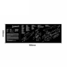 AR15 AK47 Gun Cleaning Rubber Mat Mouse Pad for Pistol GEN5 Glock 17 19 1911 Beretta 92 P320 CZ 75 CZ SHADOW 2 HK USP accesories