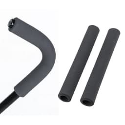 2Pcs/Set Stroller HandleBar Foam Cover Umbrella Pram Replacement Sponge Grip Armrest Protector Accessories Black Non-Slip