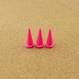 10Sets 10*24mm Cone Colorful Spikes And Studs For Clothes DIY Handmade Cool Punk Garment Rivets Leather Craft Bag Shoes