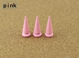 10Sets 10*24mm Cone Colorful Spikes And Studs For Clothes DIY Handmade Cool Punk Garment Rivets Leather Craft Bag Shoes