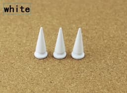 10Sets 10*24mm Cone Colorful Spikes And Studs For Clothes DIY Handmade Cool Punk Garment Rivets Leather Craft Bag Shoes