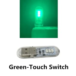 Touch Switch DC5V USB LED Mini Book Light 1.5W LED Desk Reading Lamp Red Blue Green White Portable Flexible USB LED Night Lights