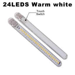 Touch Switch DC5V USB LED Mini Book Light 1.5W LED Desk Reading Lamp Red Blue Green White Portable Flexible USB LED Night Lights