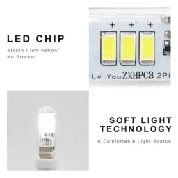 Touch Switch DC5V USB LED Mini Book Light 1.5W LED Desk Reading Lamp Red Blue Green White Portable Flexible USB LED Night Lights