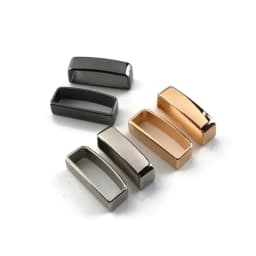2Pcs Alloy Belt Keeper D Shape Belt Loop Ring Strap Buckle Leather Craft Belt Accessories Bag Strap Parts 30/35/40mm