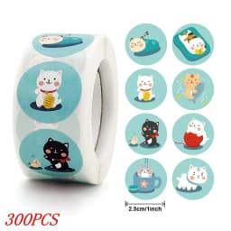 50-500pcs Kids Reward Sticker Puppy Dog Pattern Encouragement Stickers for Teachers Cute Animals Stickers Stationery Stickers
