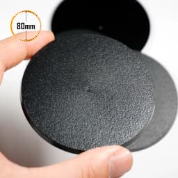 Wargame Base World - 80mm Round Bases for Dreadnought