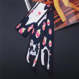 17 Colors Animal Print 2024 New Bag Skinny Silk Scarf For Women Luxury Brand Foulard Women Tie Fashion Head Scarves For Ladies