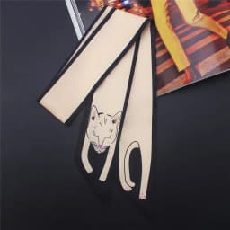 17 Colors Animal Print 2024 New Bag Skinny Silk Scarf For Women Luxury Brand Foulard Women Tie Fashion Head Scarves For Ladies