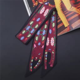 17 Colors Animal Print 2024 New Bag Skinny Silk Scarf For Women Luxury Brand Foulard Women Tie Fashion Head Scarves For Ladies