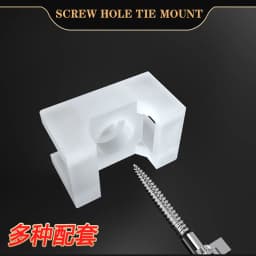 Cable Organizer Saddle Cable Tie Mount HC-1 HC-2 Wire Management Base Holder Wire Fixing Clamp Screw Hole Mounter for Home Offic