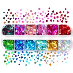 Fluorescent Bubble Sequins Epoxy Resin Glitter Filling Hollow Round Shape Slime Slices Neon Nail Art Flakes Resin Shaker Filler