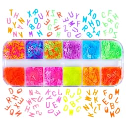 Fluorescent Bubble Sequins Epoxy Resin Glitter Filling Hollow Round Shape Slime Slices Neon Nail Art Flakes Resin Shaker Filler