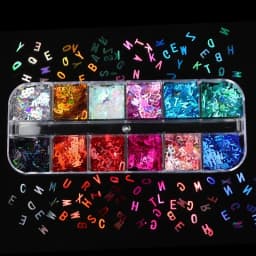 Fluorescent Bubble Sequins Epoxy Resin Glitter Filling Hollow Round Shape Slime Slices Neon Nail Art Flakes Resin Shaker Filler