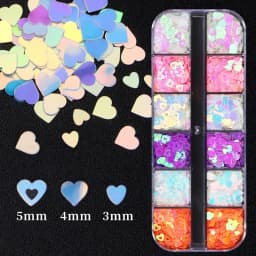 Fluorescent Bubble Sequins Epoxy Resin Glitter Filling Hollow Round Shape Slime Slices Neon Nail Art Flakes Resin Shaker Filler