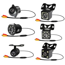 Car Reverse Camera HD Night Vision Wide Angle Rear View Parking Camera Waterproof CCD LED Auto Backup Monitor HD Image