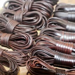 REGELIN 2meter Retro Coffee Cow Leather Strap Findings 2/3/4/5/6/8/10mm Flat/Round Leather Cord String Rope DIY Bracelet Making