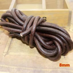 REGELIN 2meter Retro Coffee Cow Leather Strap Findings 2/3/4/5/6/8/10mm Flat/Round Leather Cord String Rope DIY Bracelet Making
