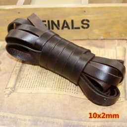 REGELIN 2meter Retro Coffee Cow Leather Strap Findings 2/3/4/5/6/8/10mm Flat/Round Leather Cord String Rope DIY Bracelet Making
