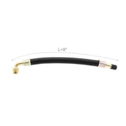 Flexible Rubber Valve Extension 90 Degree Bent Swivel End Brass Stem 3 Length 5 8 11 inch Professional Tire Inflation Tool