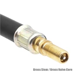 Flexible Rubber Valve Extension 90 Degree Bent Swivel End Brass Stem 3 Length 5 8 11 inch Professional Tire Inflation Tool