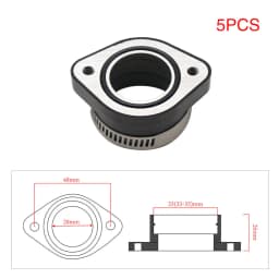 ZSDTRP Motorcycle Carburetor Adapter Inlet Intake Pipe for PWK 21/24/26/28/30/32/34mm PE26/28/30mm TM28/32/34 Carb Pit Dirt Bike