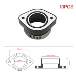 ZSDTRP Motorcycle Carburetor Adapter Inlet Intake Pipe for PWK 21/24/26/28/30/32/34mm PE26/28/30mm TM28/32/34 Carb Pit Dirt Bike