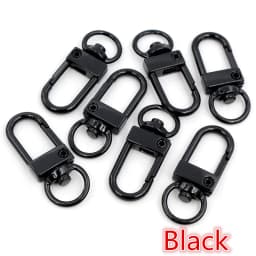 10pcs Snap Lobster Clasp Hooks Gold Silver Plated 5 Colors DIY Jewelry Making Findings for Keychain Neckalce Bracelet Supplies
