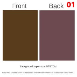 Photography Backdrops Wallpaper 57*87cm 2sides Solid Color Photo Background Props for Photo Studio Newborn Product Photographic