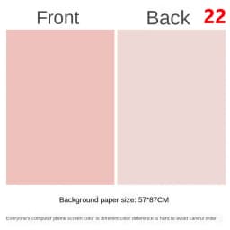 Photography Backdrops Wallpaper 57*87cm 2sides Solid Color Photo Background Props for Photo Studio Newborn Product Photographic
