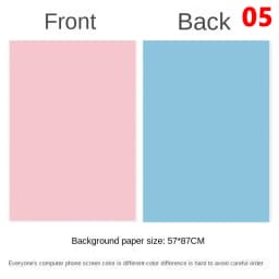 Photography Backdrops Wallpaper 57*87cm 2sides Solid Color Photo Background Props for Photo Studio Newborn Product Photographic