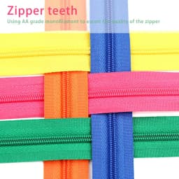10Pcs/Pack 28cm 35cm 40cm 45cm 50cm 55cm 60cm 3# Invisible Zipper Nylon Coil Zipper For DIY Handcraft Cloth Sewing Accessories