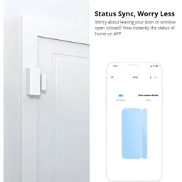 Sonoff DW2-WiFi Wireless Security Window Door Sensor Home Sercurity Alarm Work With eWeLink APP Support Sonoff Devices IFTTT