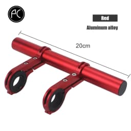 Bicycle Handlebar Extension Bar 10 20 30cm Alloy or Carbon Rod Light Computer Mount Bracket for MTB and Road Cycling Accessories
