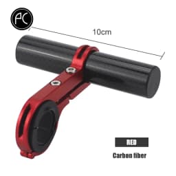 Bicycle Handlebar Extension Bar 10 20 30cm Alloy or Carbon Rod Light Computer Mount Bracket for MTB and Road Cycling Accessories