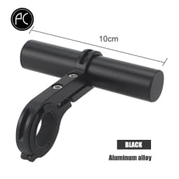 Bicycle Handlebar Extension Bar 10 20 30cm Alloy or Carbon Rod Light Computer Mount Bracket for MTB and Road Cycling Accessories
