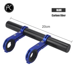 Bicycle Handlebar Extension Bar 10 20 30cm Alloy or Carbon Rod Light Computer Mount Bracket for MTB and Road Cycling Accessories
