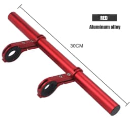 Bicycle Handlebar Extension Bar 10 20 30cm Alloy or Carbon Rod Light Computer Mount Bracket for MTB and Road Cycling Accessories