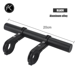 Bicycle Handlebar Extension Bar 10 20 30cm Alloy or Carbon Rod Light Computer Mount Bracket for MTB and Road Cycling Accessories