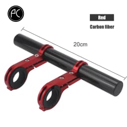 Bicycle Handlebar Extension Bar 10 20 30cm Alloy or Carbon Rod Light Computer Mount Bracket for MTB and Road Cycling Accessories