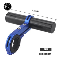 Bicycle Handlebar Extension Bar 10 20 30cm Alloy or Carbon Rod Light Computer Mount Bracket for MTB and Road Cycling Accessories