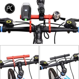 Bicycle Handlebar Extension Bar 10 20 30cm Alloy or Carbon Rod Light Computer Mount Bracket for MTB and Road Cycling Accessories