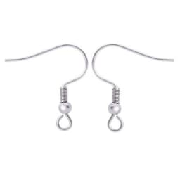 20Pcs/Lot Stainless Steel French Earring Clasps Hooks Men Women DIY Components For Ear Jewelry Making Findings Not Allergic