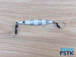 FSTK Fishing Lure Metal Jig Slow Jig Long Casting Spoon 20g40g60g80g Artificial Bait with Assist Hook Off Shore UV Cast Jigging