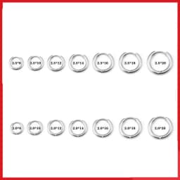 2PC /Set Stainless Steel Small Hoop Earrings for Women Men Gold Color Black Circle Thick Ear Ring Huggie Earrings Hoop Piercing