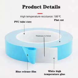 Thermal Tape 25M*0.15mm Insulating Heat Dissipation Tape Double Sided Thermally Conductive Tape For Chip PCB LED Strip Heatsink
