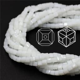Czech Square Crystal Spacer Beads Yellow 2/3/4MM Faceted Glass Cube Loose Beads DIY Making For Needlework Accessories Jewelry