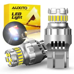AUXITO 2Pcs T20 W21/5W 7443 7440 LED Canbus Light For Lada Kalina Granta Vesta DRL W21W WY21W LED Bulbs 6500K White Super Bright
