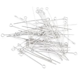 No Fade 100pcs/Lot 20-70 mm 316 Stainless Steel Ball Pins Findings Ball Head Pins For Jewelry Making DIY Supplies Accessories